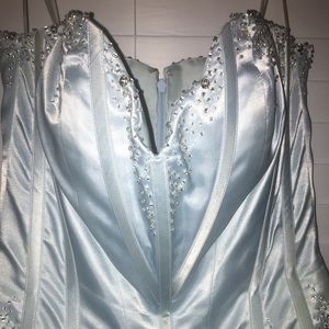 Powder Blue Tulle Gown